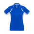 House of Uniforms The Renegade Polo | Ladies | Short Sleeve | Plus Biz Collection Royal/White/Silver