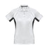 House of Uniforms The Renegade Polo | Ladies | Short Sleeve | Plus Biz Collection White/Black/Silver