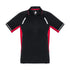 House of Uniforms The Renegade Polo | Mens | Short Sleeve Biz Collection Black/Red/Silver