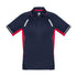 House of Uniforms The Renegade Polo | Mens | Short Sleeve Biz Collection Navy/Red/Silver