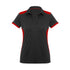 House of Uniforms The Rival Polo | Ladies | Short Sleeve Biz Collection Black/Red