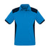 House of Uniforms The Rival Polo | Mens | Short Sleeve Biz Collection Cyan/Navy