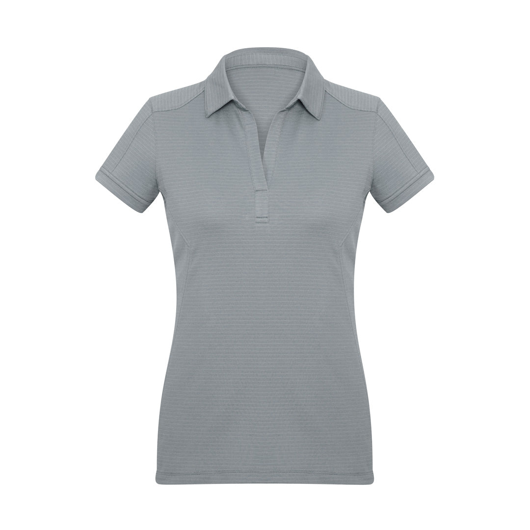 House of Uniforms The Profile Polo | Ladies | Short Sleeve Biz Collection Silver