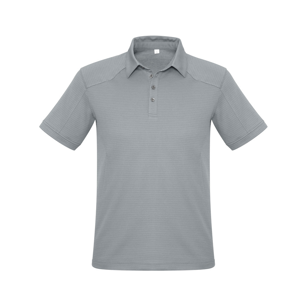 House of Uniforms The Profile Polo | Mens | Short Sleeve Biz Collection Silver