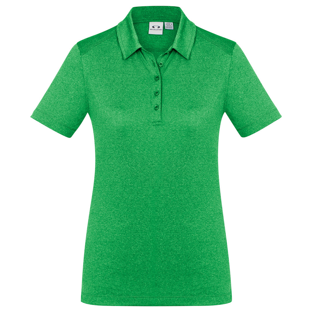 House of Uniforms The Aero Polo | Ladies | Short Sleeve Biz Collection Lime Marle