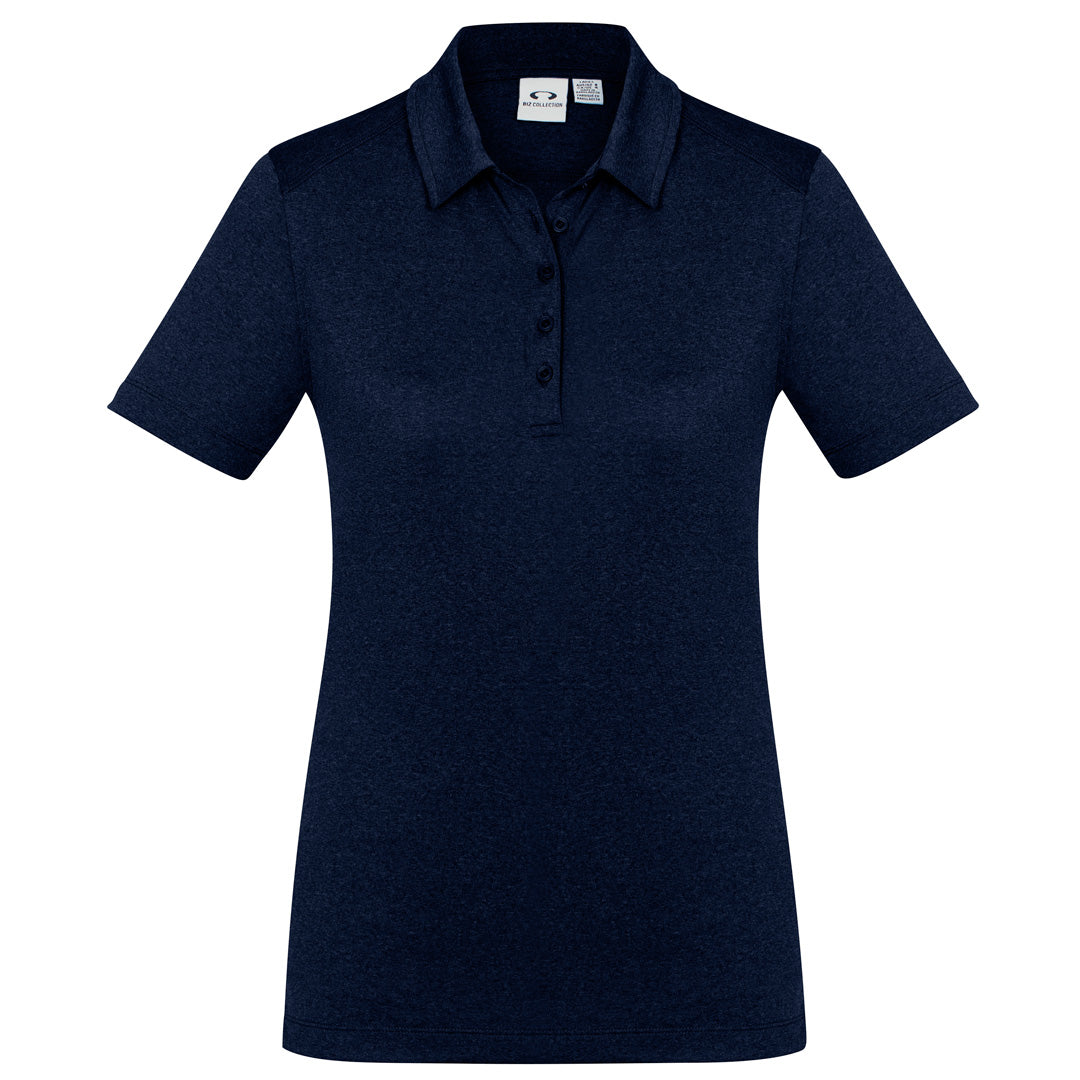 House of Uniforms The Aero Polo | Ladies | Short Sleeve Biz Collection Navy Marle