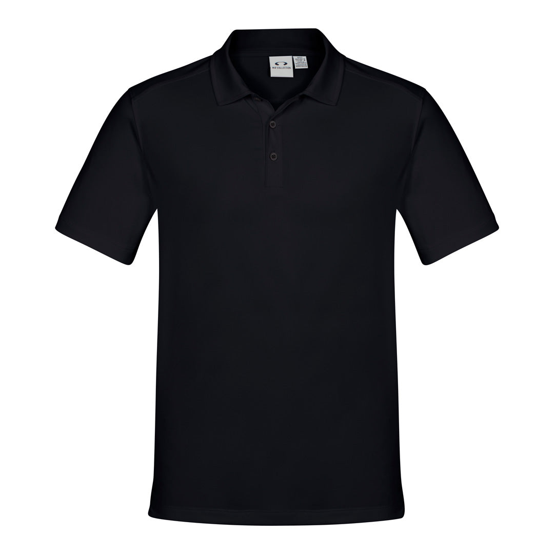 House of Uniforms The Aero Polo | Mens | Short Sleeve Biz Collection Black