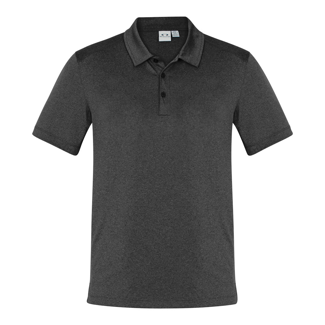 House of Uniforms The Aero Polo | Mens | Short Sleeve Biz Collection Black Marle