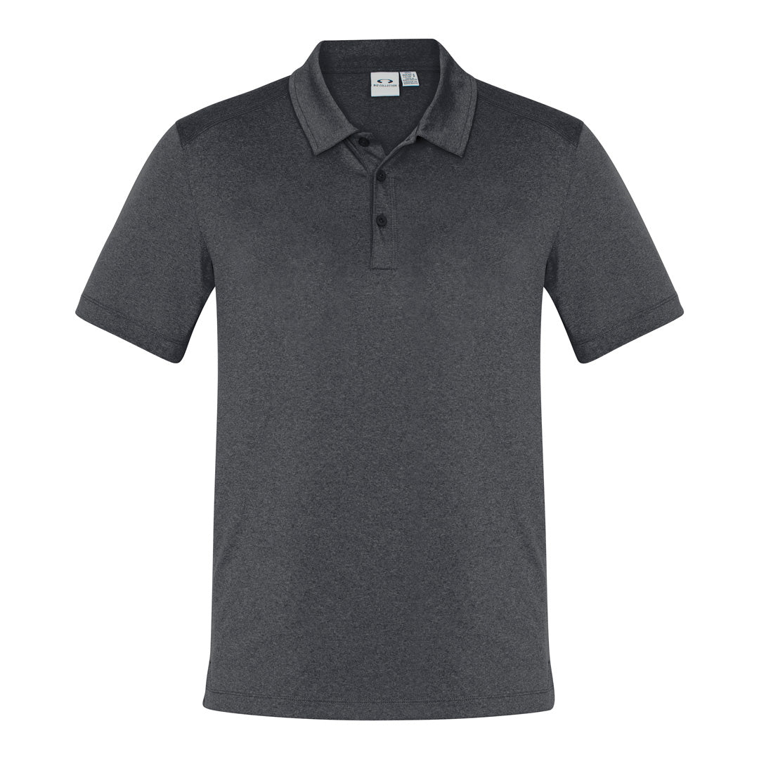 House of Uniforms The Aero Polo | Mens | Short Sleeve Biz Collection Charcoal Marle