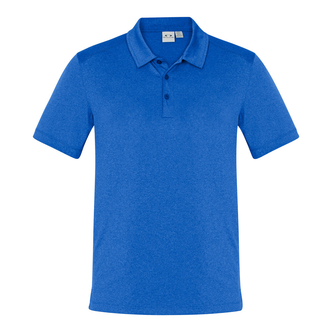 House of Uniforms The Aero Polo | Mens | Short Sleeve Biz Collection Electric Blue Marle