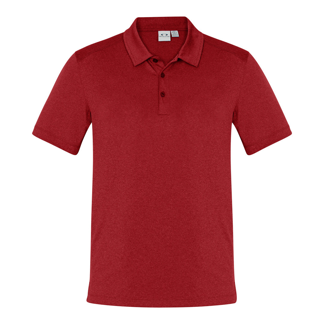 House of Uniforms The Aero Polo | Mens | Short Sleeve Biz Collection Red Marle