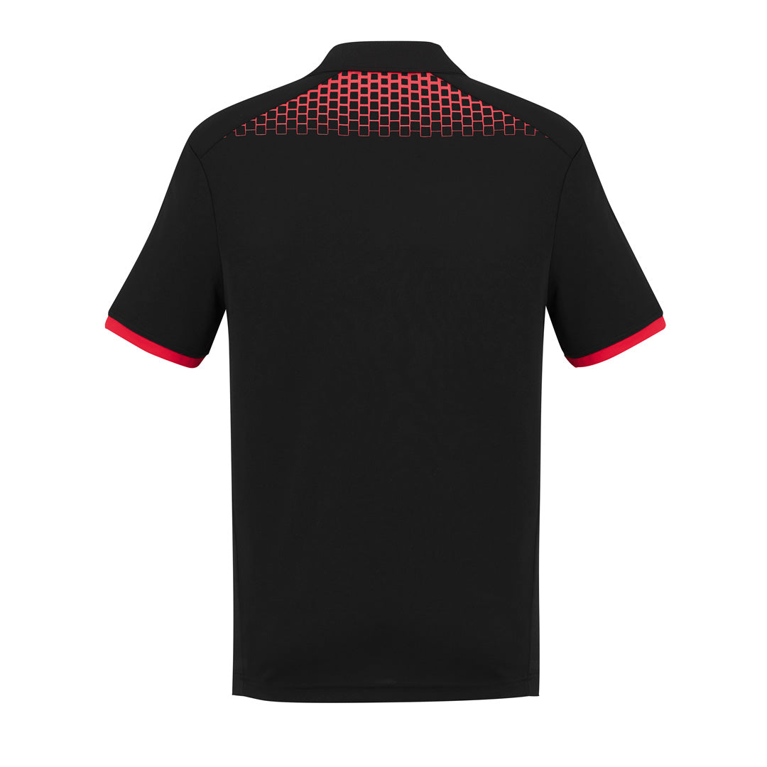 The Galaxy Polo | Mens | Short Sleeve | Black/Red