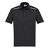 House of Uniforms The Sonar Polo | Mens | Short Sleeve Biz Collection Black/White