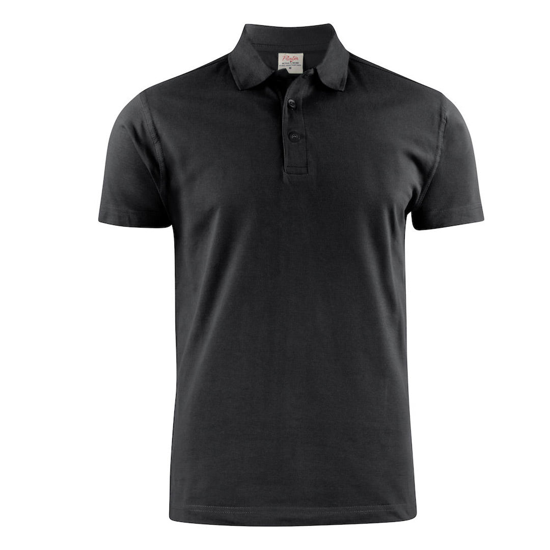 House of Uniforms The Surf RSX Polo | Mens | Short Sleeve James Harvest Black