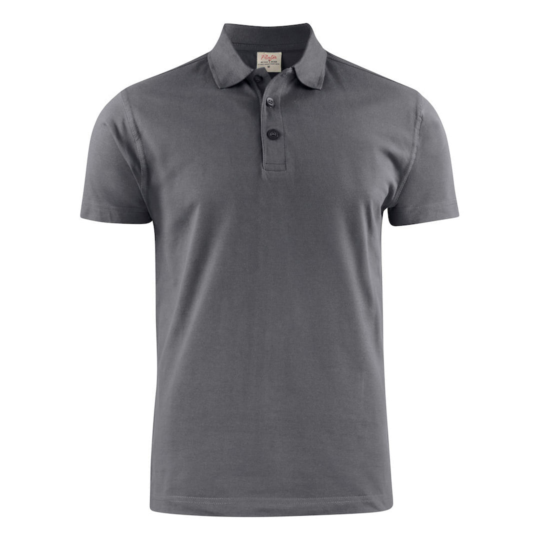 House of Uniforms The Surf RSX Polo | Mens | Short Sleeve James Harvest Grey