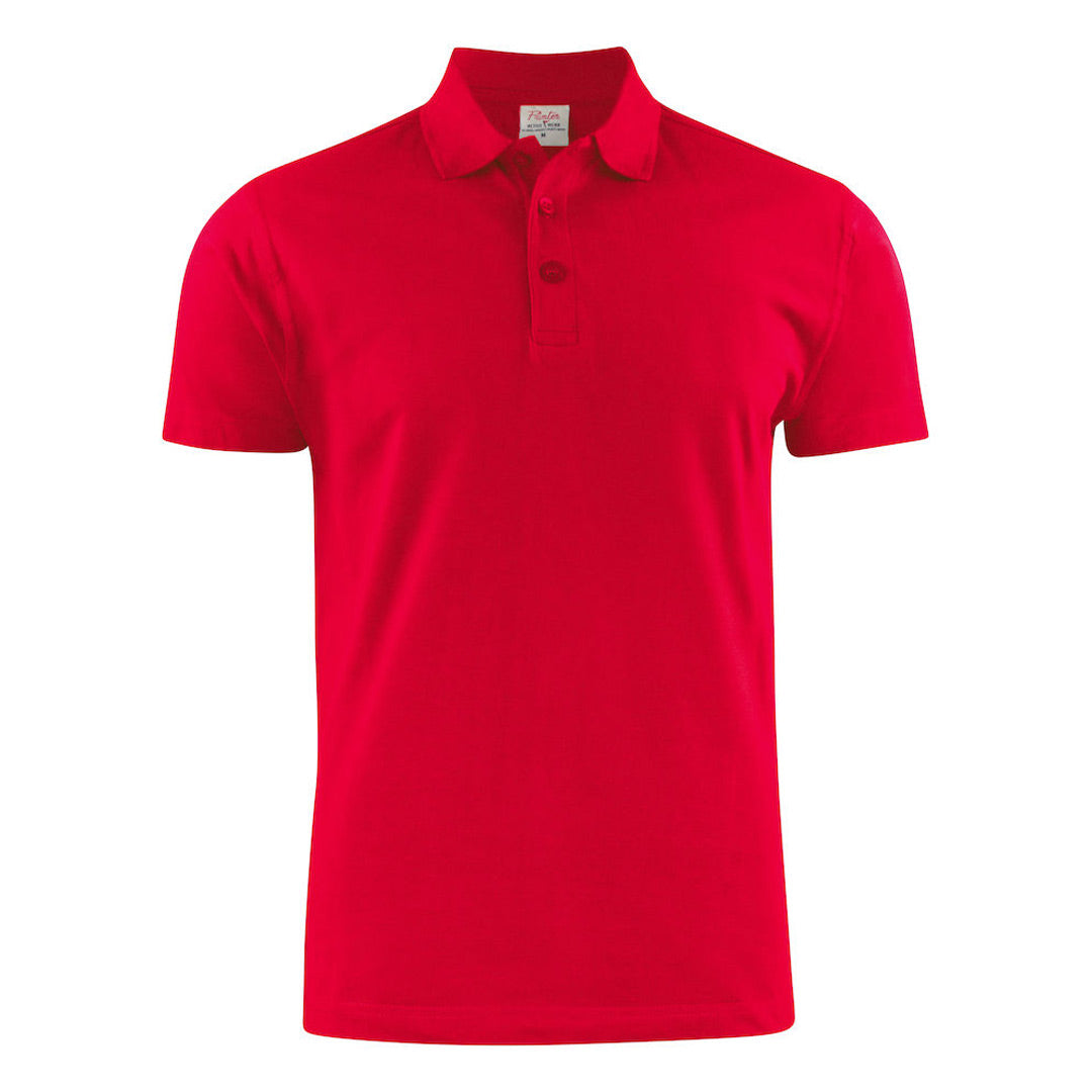 House of Uniforms The Surf RSX Polo | Mens | Short Sleeve James Harvest Red