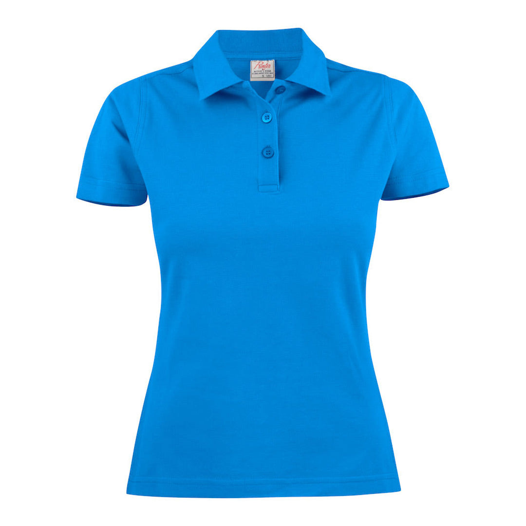 House of Uniforms The Surf RSX Polo | Ladies | Short Sleeve James Harvest Blue