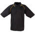 House of Uniforms The Champion Polo | Mens | Short Sleeve Winning Spirit Black/Gold