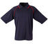 House of Uniforms The Champion Polo | Mens | Short Sleeve | Plus Winning Spirit Navy/Red
