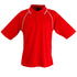 House of Uniforms The Champion Polo | Mens | Short Sleeve Winning Spirit Red/White