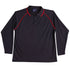 House of Uniforms The Champion Polo | Mens | Long Sleeve Winning Spirit Navy/Red