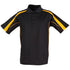 House of Uniforms The Legend Polo | Mens | Short Sleeve | Plus Winning Spirit Black/Gold