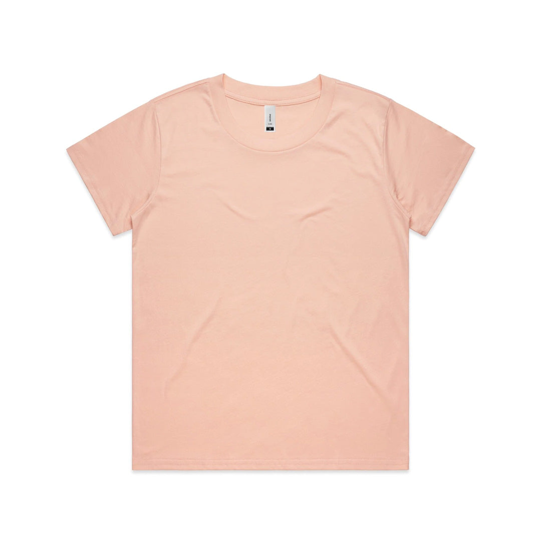 House of Uniforms The Cube Tee | Ladies | Short Sleeve AS Colour Pale Pink