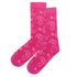 House of Uniforms The Pink Printed Socks | Unisex Biz Care Hot Pink