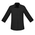 House of Uniforms The Florence Shirt | Ladies | 3/4 Sleeve Biz Care Black
