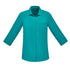 House of Uniforms The Florence Shirt | Ladies | 3/4 Sleeve Biz Care Teal