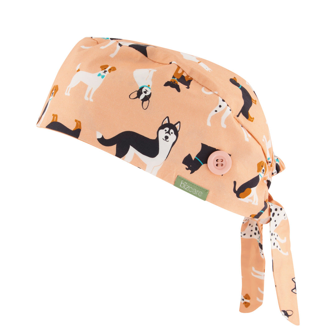 House of Uniforms The Printed Scrub Cap | Adults Biz Care Puppies