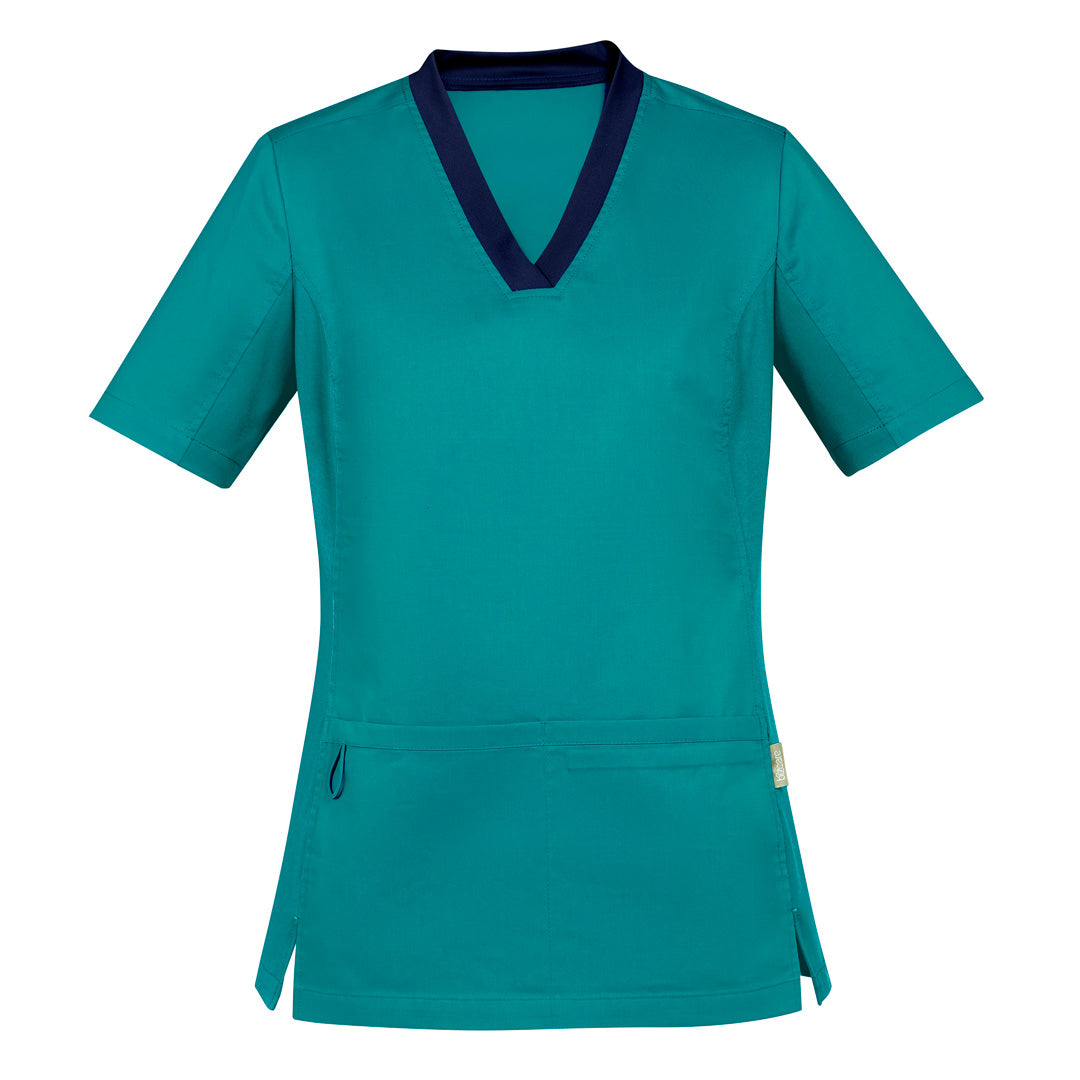 House of Uniforms The Riley V Neck Scrub Top | Ladies Biz Care Teal