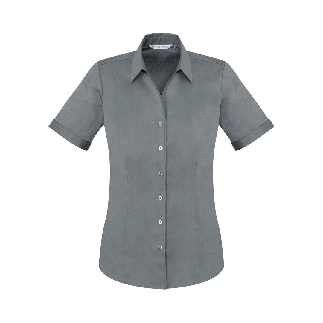 House of Uniforms The Monaco Shirt | Ladies | Short Sleeve Biz Collection Platinum