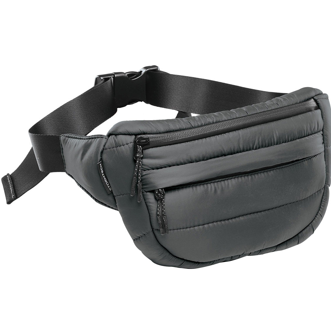 House of Uniforms The Stavanger Quilted Waist Bag Stormtech Graphite