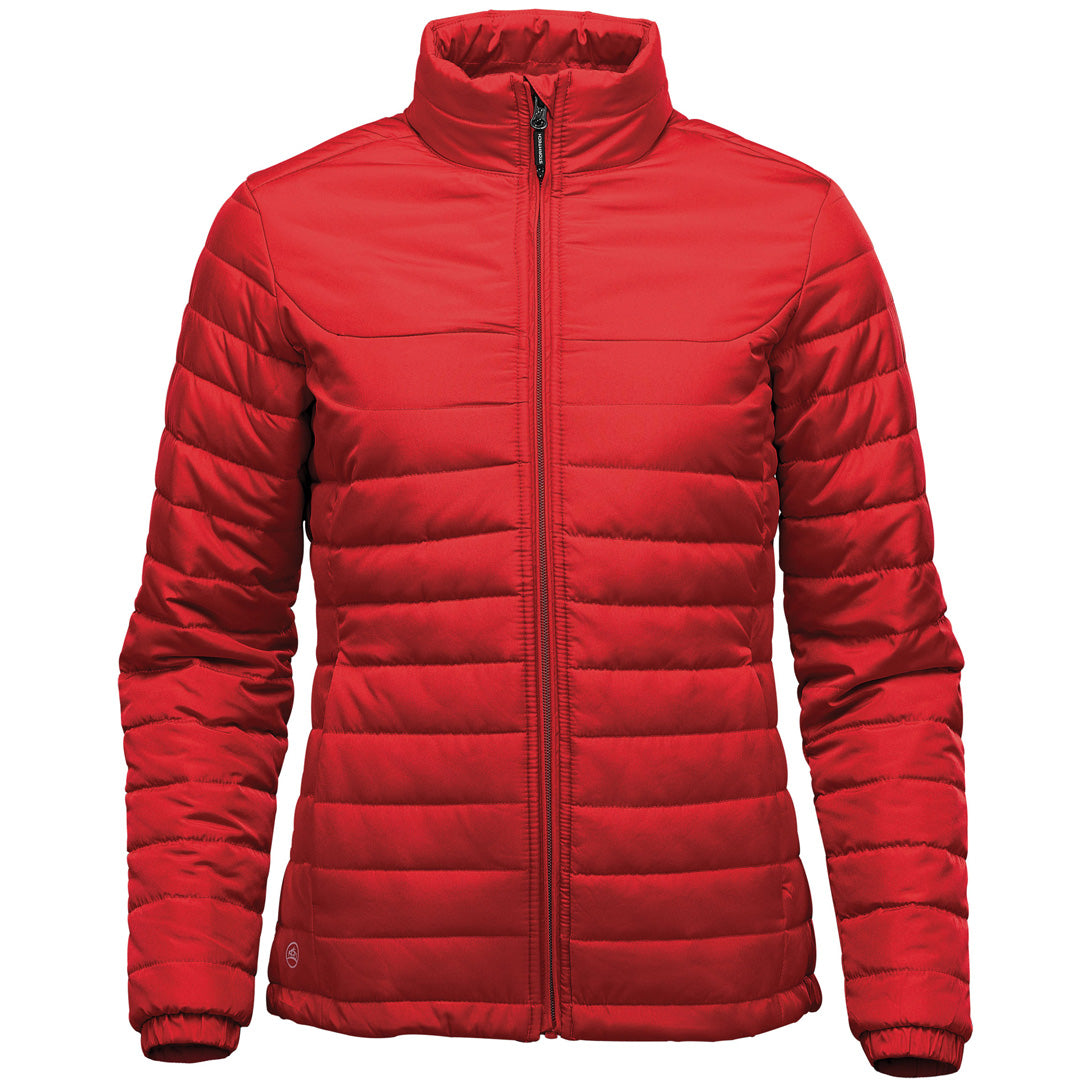 House of Uniforms The Nautilus Quilted Jacket | Ladies Stormtech Red