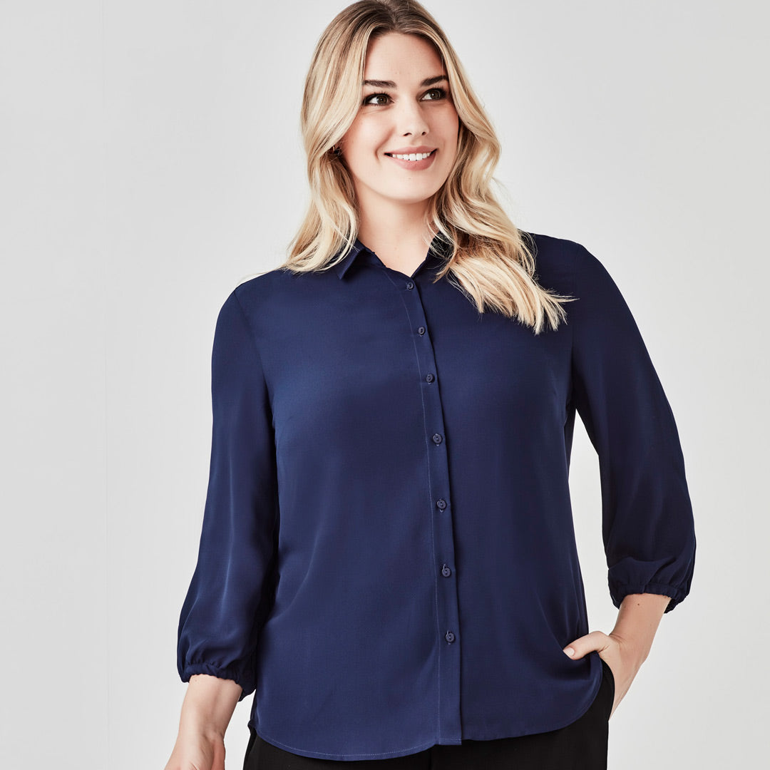House of Uniforms The Lucy Blouse | Ladies | 3/4 Sleeve Biz Corporates 