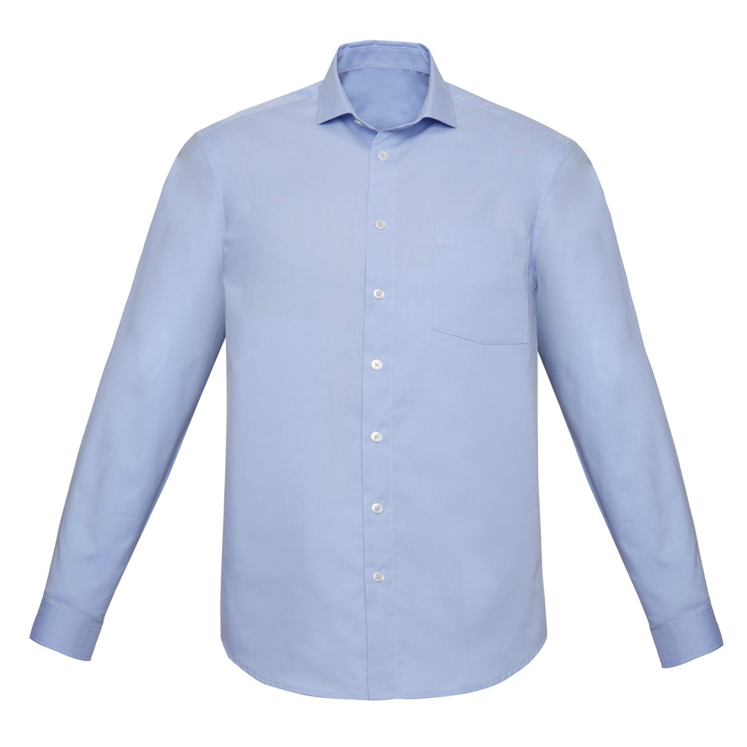 House of Uniforms The Charlie Shirt | Classic Fit | Mens | Long Sleeve Biz Corporates Chambray