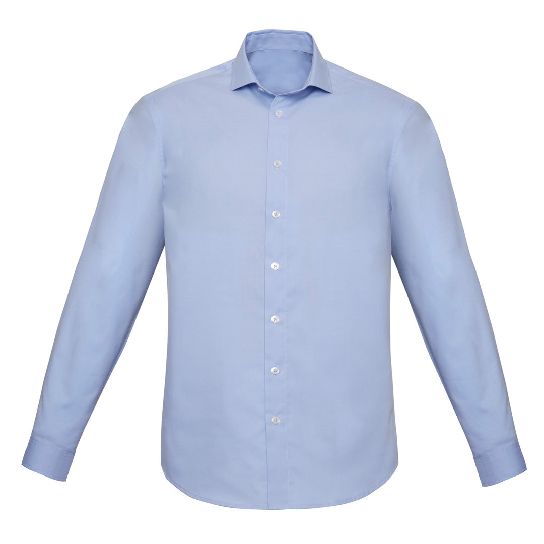 House of Uniforms The Charlie Shirt | Slim Fit | Mens | Long Sleeve Biz Corporates Chambray