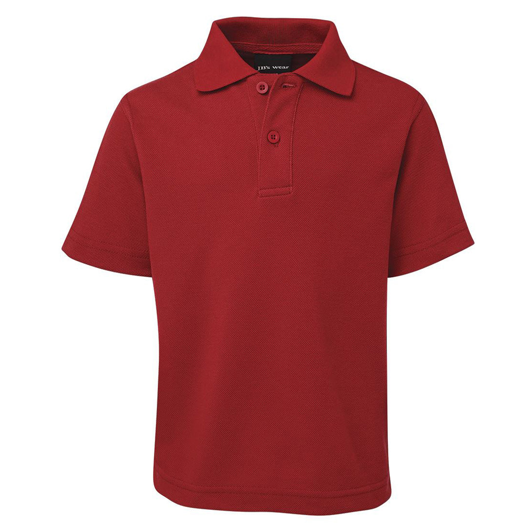 House of Uniforms The Pique Polo | Kids | Bright Colours Jbs Wear Red