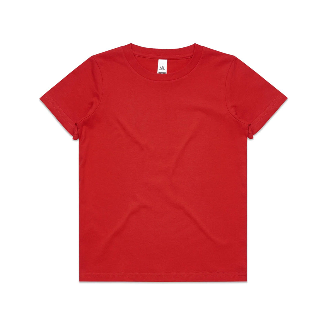 House of Uniforms The Youth Staple Tee | Short Sleeve AS Colour Red