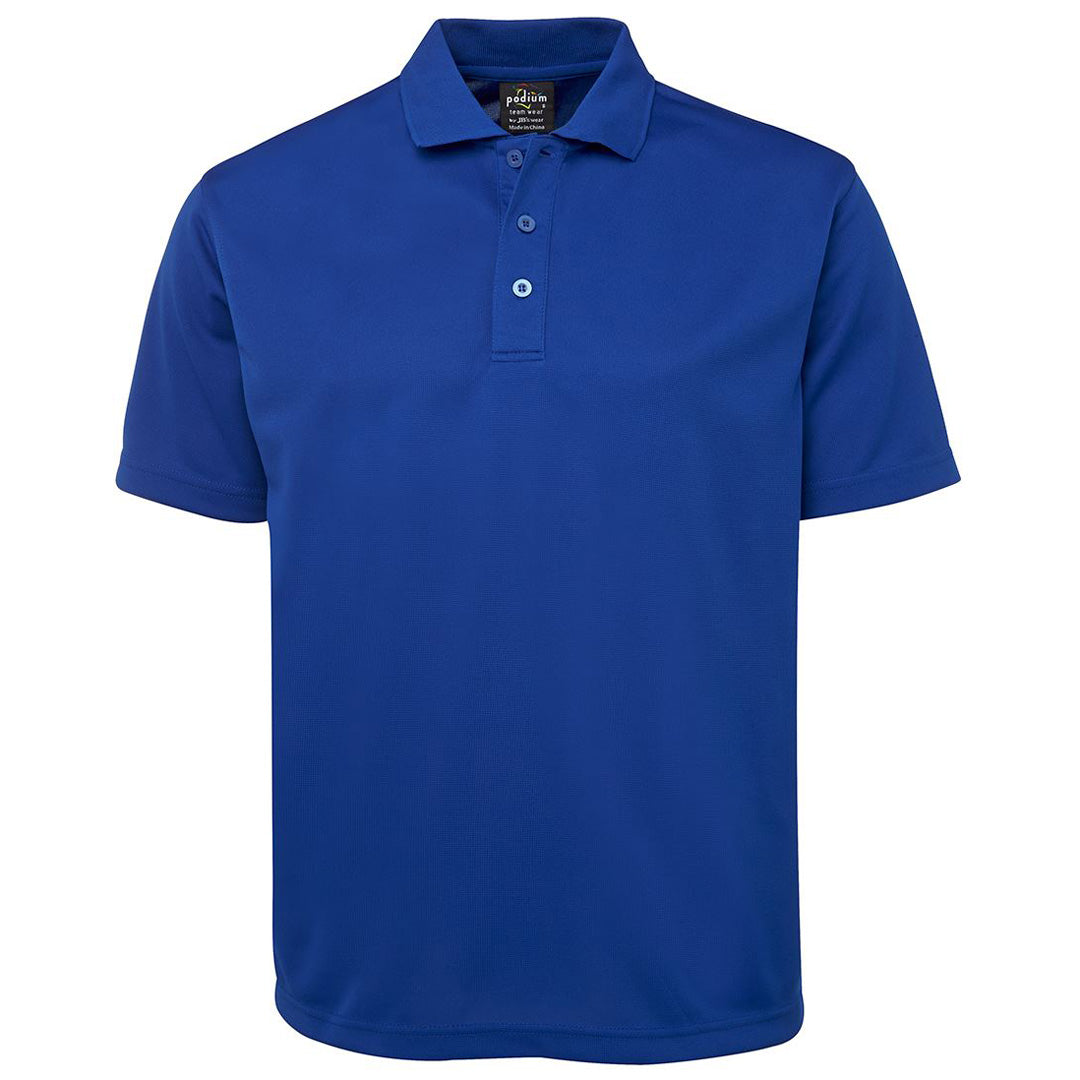House of Uniforms The Short Sleeve Poly Polo | Adults Jbs Wear Royal