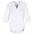 The Lily Long Line Blouse | White