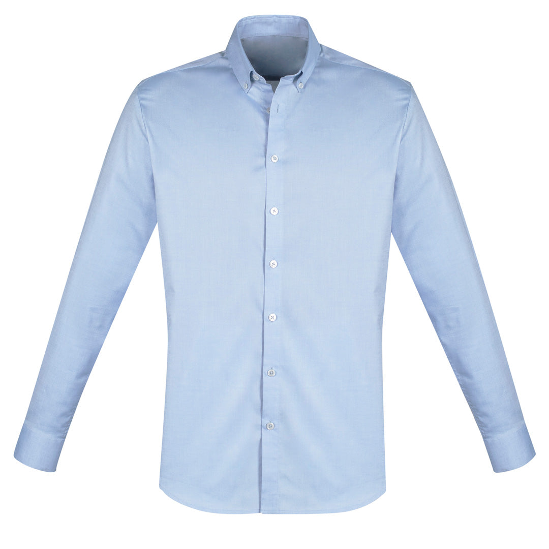House of Uniforms The Camden Shirt | Mens | Long Sleeve Biz Collection Light Blue