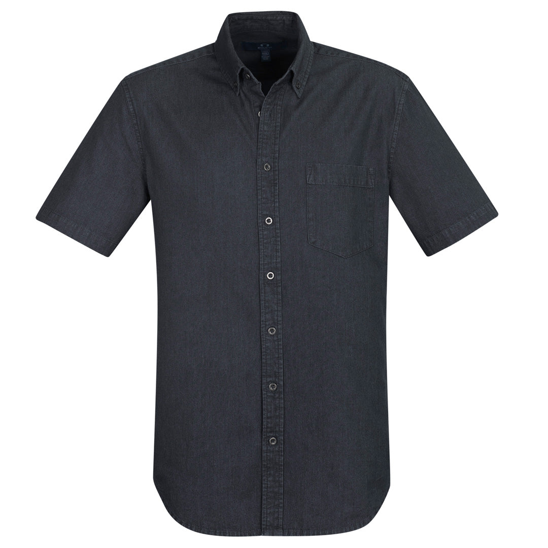 House of Uniforms The Indie Shirt | Mens | Short Sleeve Biz Collection Black