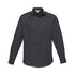 House of Uniforms The Bondi Shirt | Mens | Long Sleeve Biz Collection Charcoal