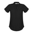 House of Uniforms The Madison Shirt | Ladies | Short Sleeve Biz Collection Black