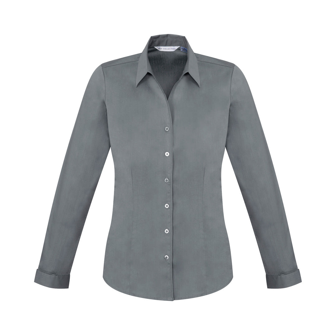 House of Uniforms The Monaco Shirt | Ladies | Long Sleeve Biz Collection Platinum