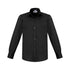 House of Uniforms The Monaco Shirt | Mens | Long Sleeve Biz Collection Black