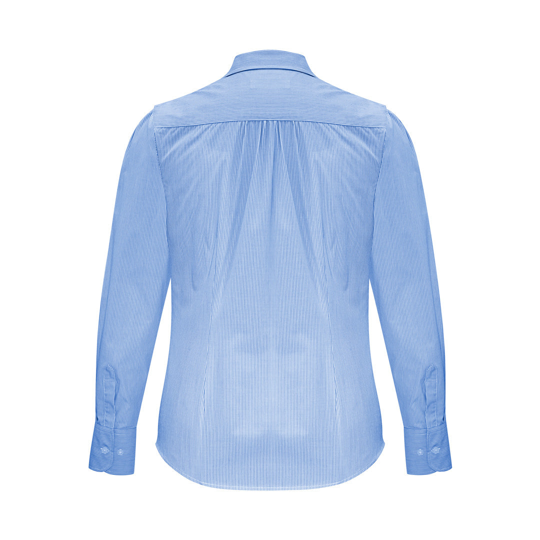The Euro Shirt | Ladies | Long Sleeve | Blue/White