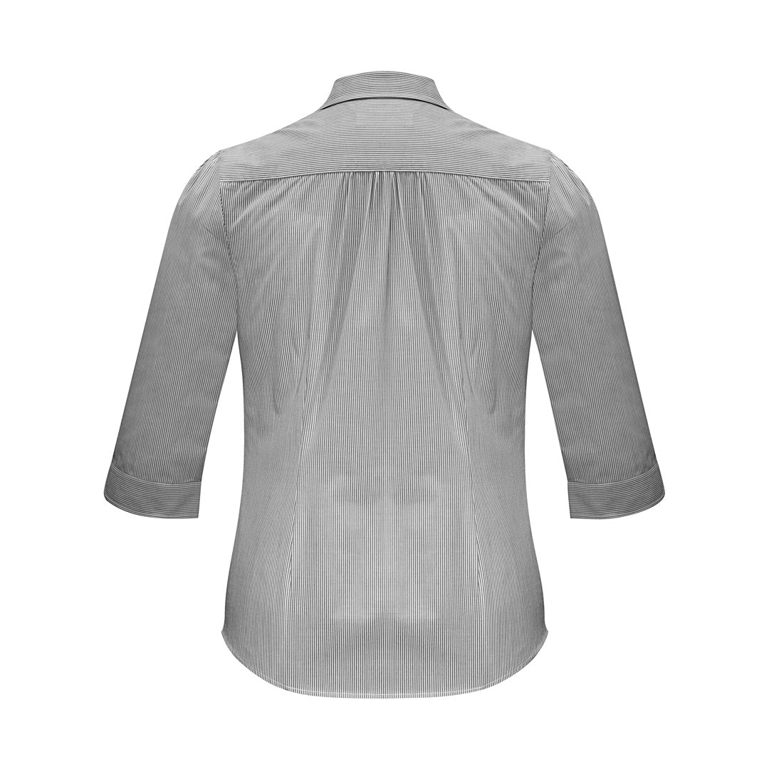 House of Uniforms The Euro Shirt | Ladies | 3/4 Sleeve Biz Collection 